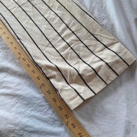 Express Editor Midrise Stripped Trouser Pants, Size 4, 100% Cotton - Picture 8 of 13